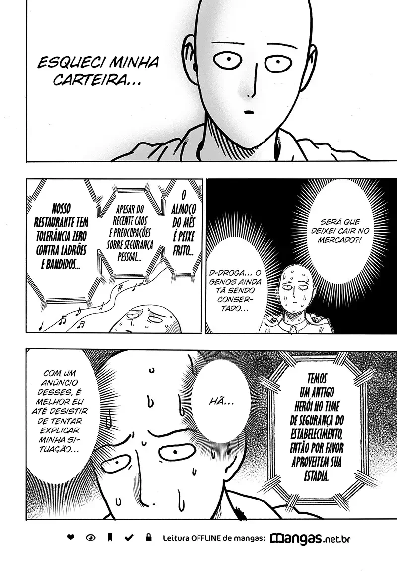 One Punch-Man Capítulo 1 – Um Soco
