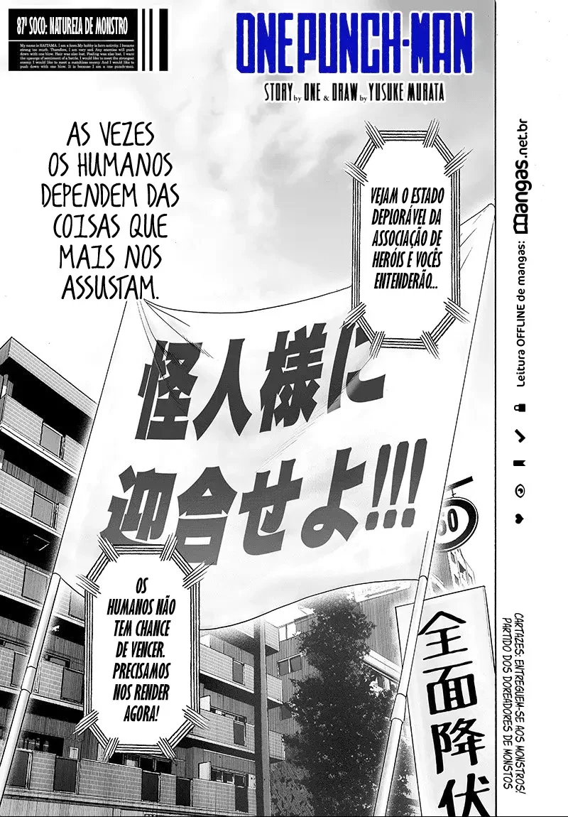 One Punch-Man Capítulo 1 – Um Soco