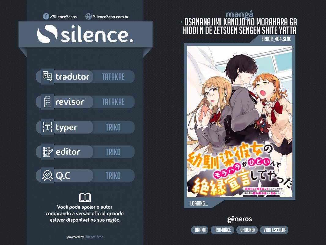 Osananajimi Kanojo no Morahara ga Hidoi n de Zetsuen Sengen Shite Yatta Capítulo 1