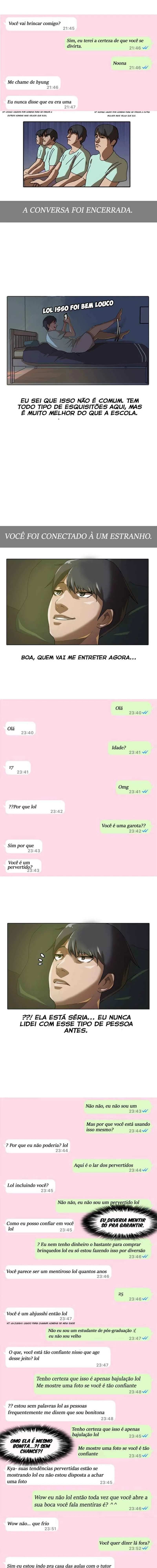 Random Chat Capítulo 1 – Otakus, Gyarus, e Kiramon