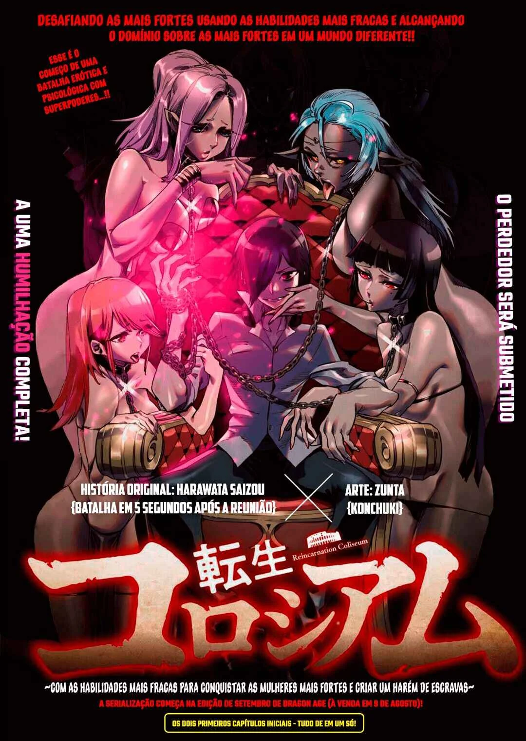 Reincarnation Coliseum: The Weakest Skill Conquers the Strongest Women and Creates a Harem Capítulo 1 – Minha Habilidade é a Mais Fraca?