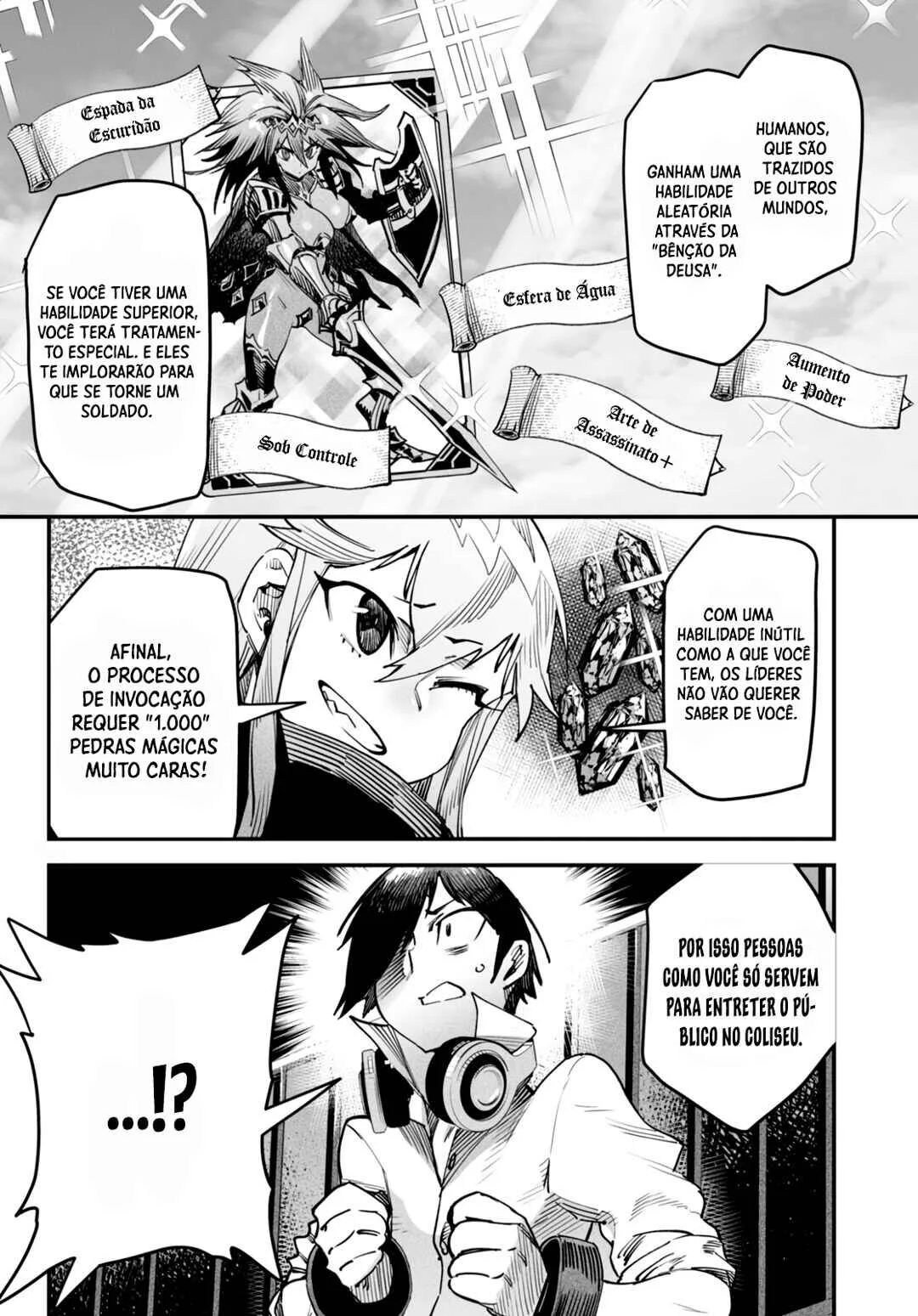 Reincarnation Coliseum: The Weakest Skill Conquers the Strongest Women and Creates a Harem Capítulo 1 – Minha Habilidade é a Mais Fraca?