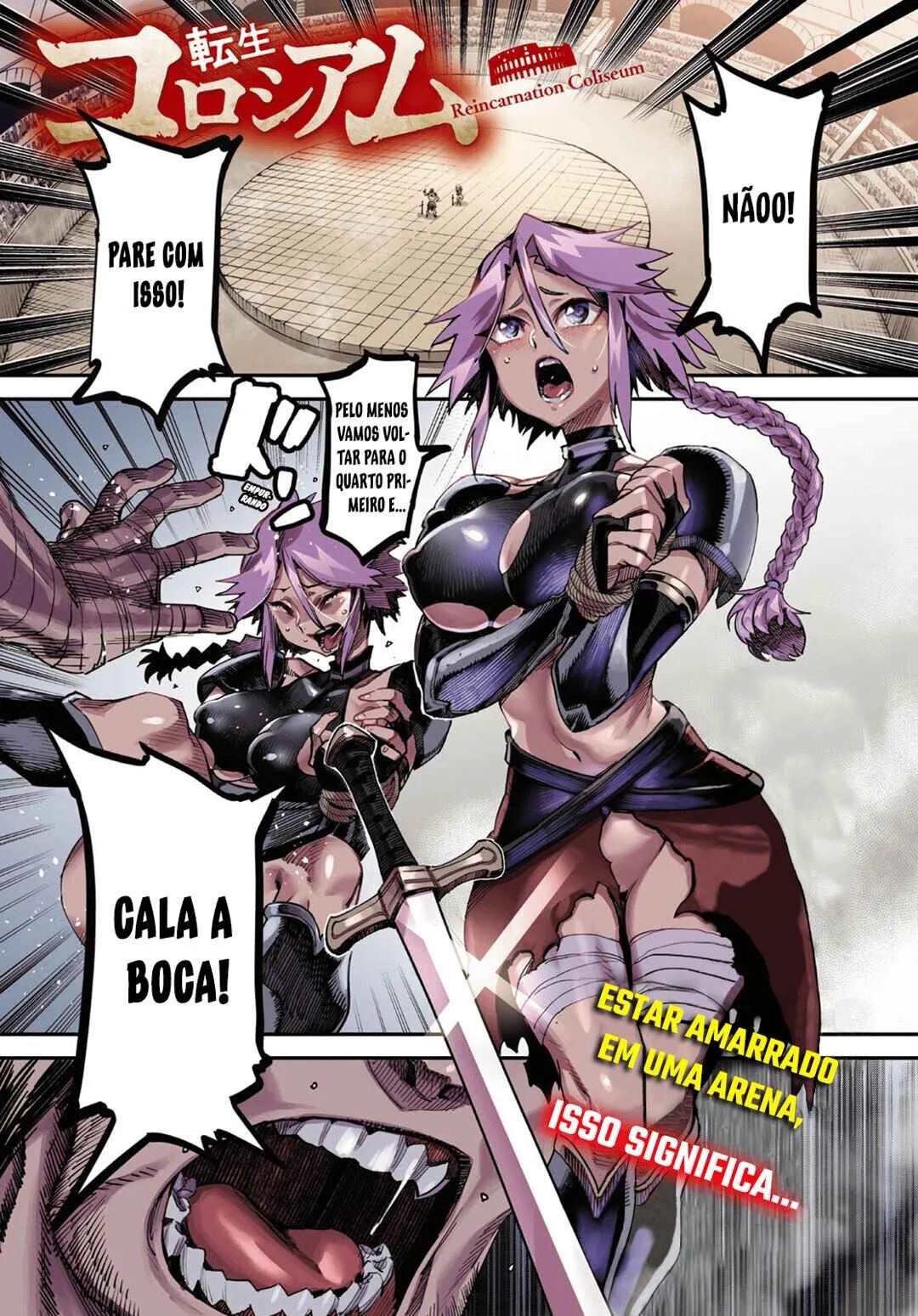 Reincarnation Coliseum: The Weakest Skill Conquers the Strongest Women and Creates a Harem Capítulo 1 – Minha Habilidade é a Mais Fraca?