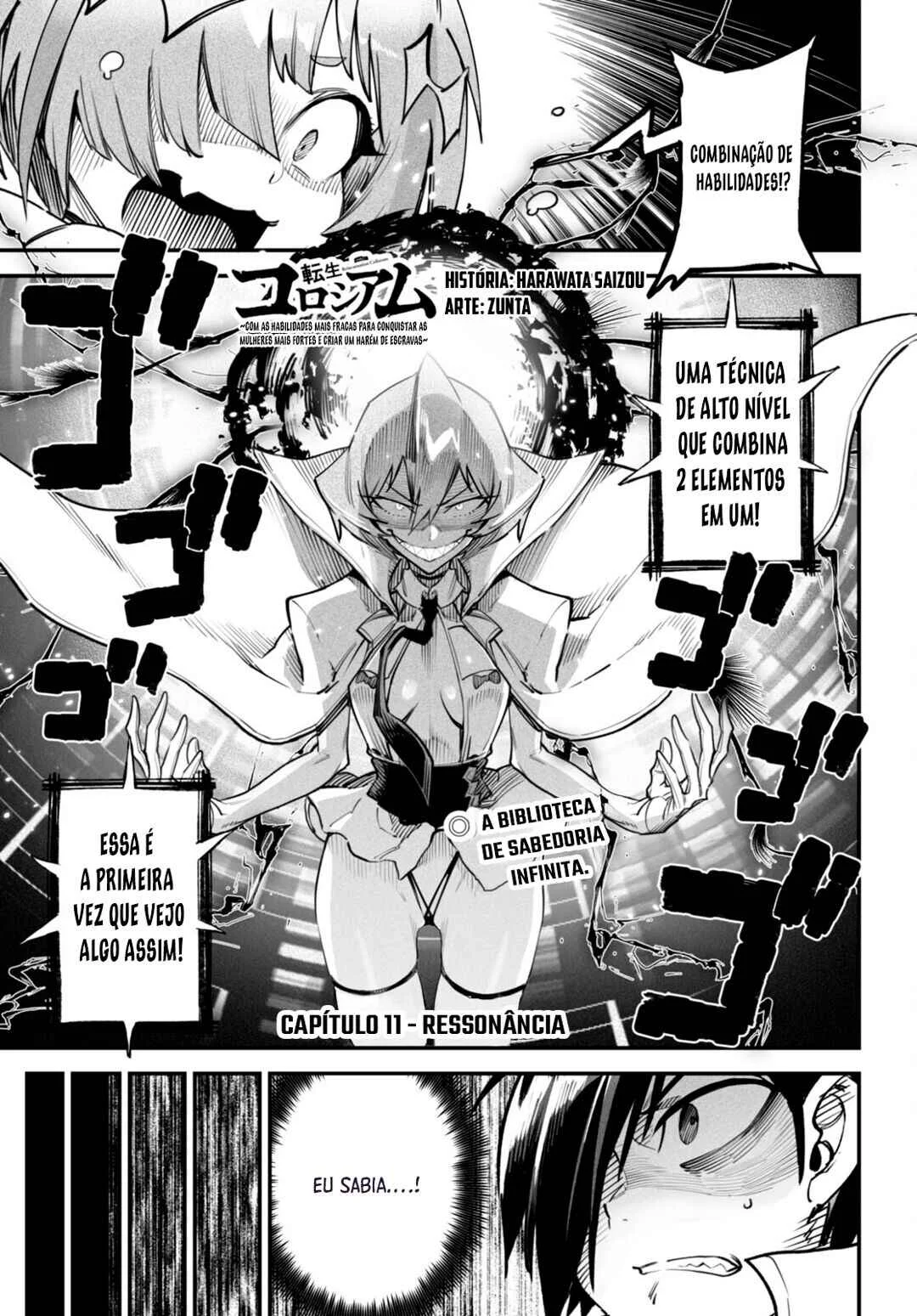 Reincarnation Coliseum: The Weakest Skill Conquers the Strongest Women and Creates a Harem Capítulo 1 – Minha Habilidade é a Mais Fraca?