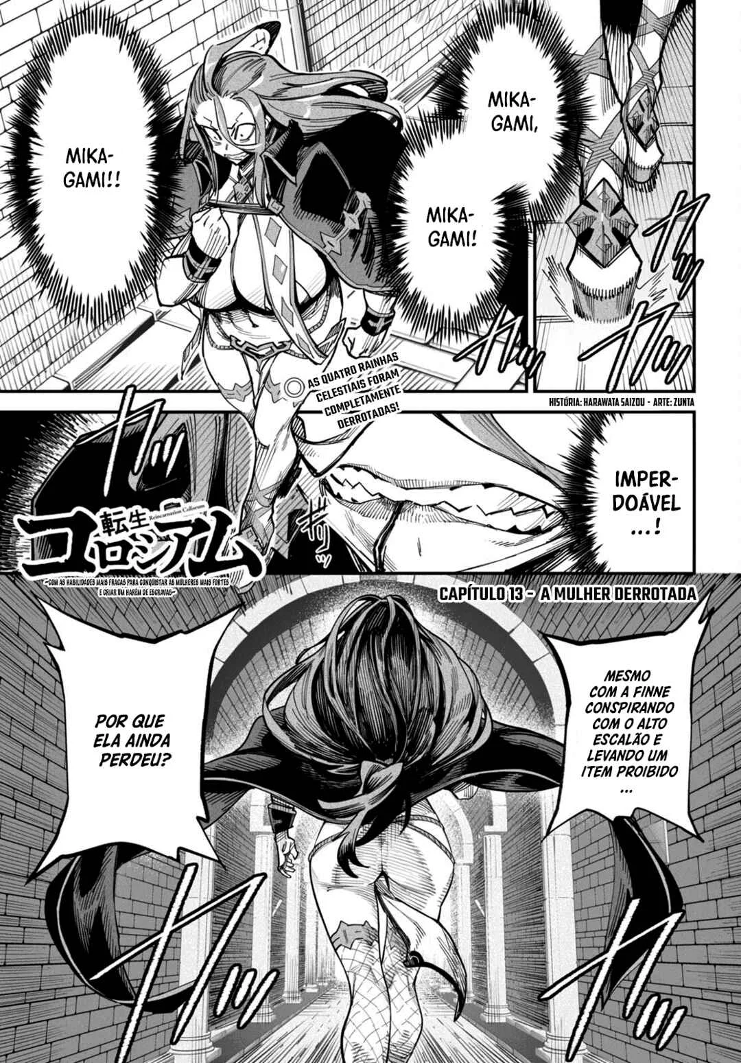 Reincarnation Coliseum: The Weakest Skill Conquers the Strongest Women and Creates a Harem Capítulo 1 – Minha Habilidade é a Mais Fraca?