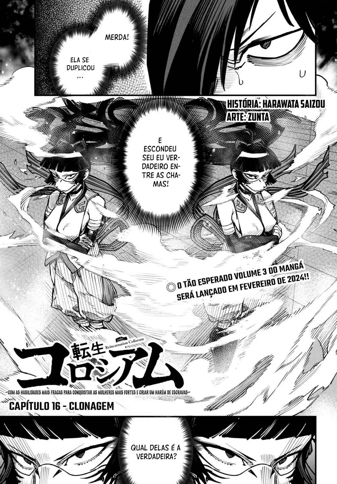 Reincarnation Coliseum: The Weakest Skill Conquers the Strongest Women and Creates a Harem Capítulo 1 – Minha Habilidade é a Mais Fraca?