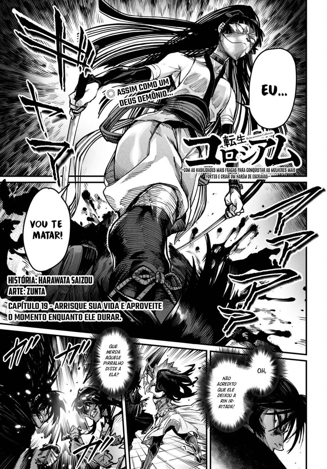 Reincarnation Coliseum: The Weakest Skill Conquers the Strongest Women and Creates a Harem Capítulo 1 – Minha Habilidade é a Mais Fraca?