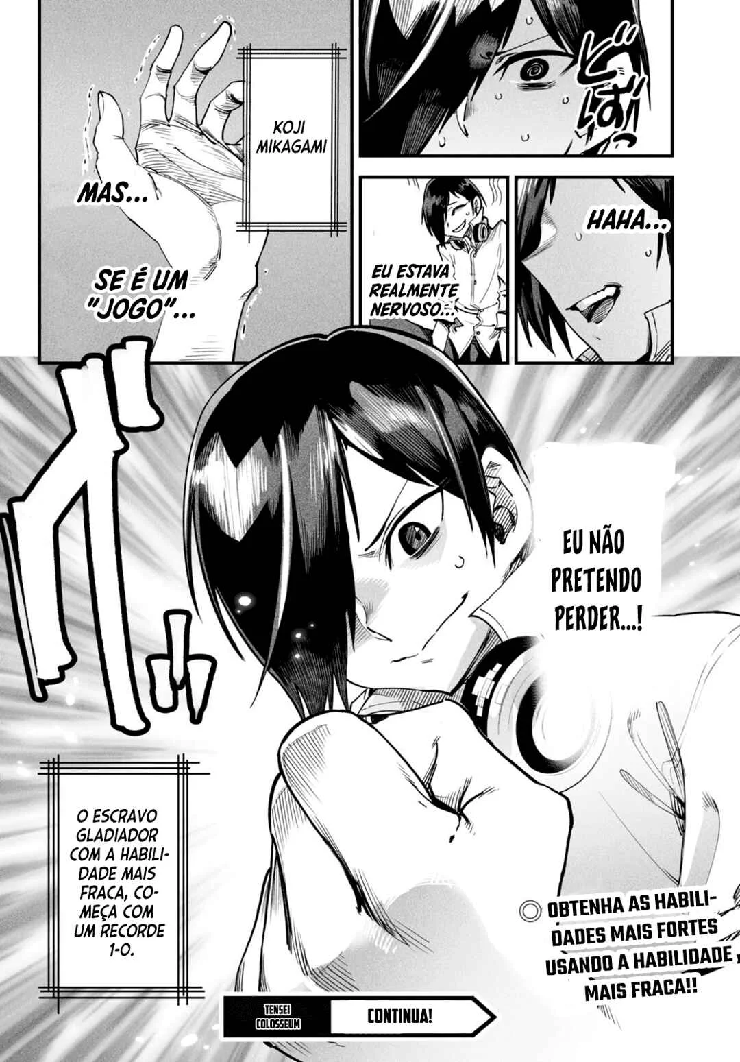 Reincarnation Coliseum: The Weakest Skill Conquers the Strongest Women and Creates a Harem Capítulo 1 – Minha Habilidade é a Mais Fraca?