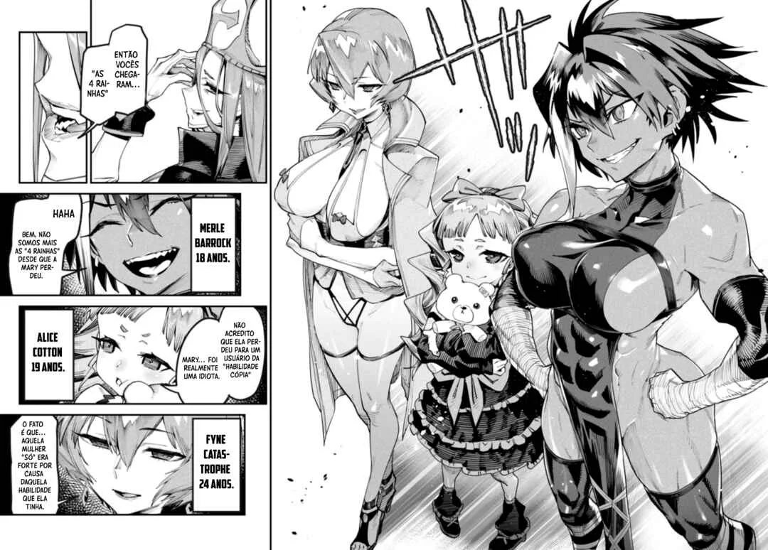 Reincarnation Coliseum: The Weakest Skill Conquers the Strongest Women and Creates a Harem Capítulo 1 – Minha Habilidade é a Mais Fraca?