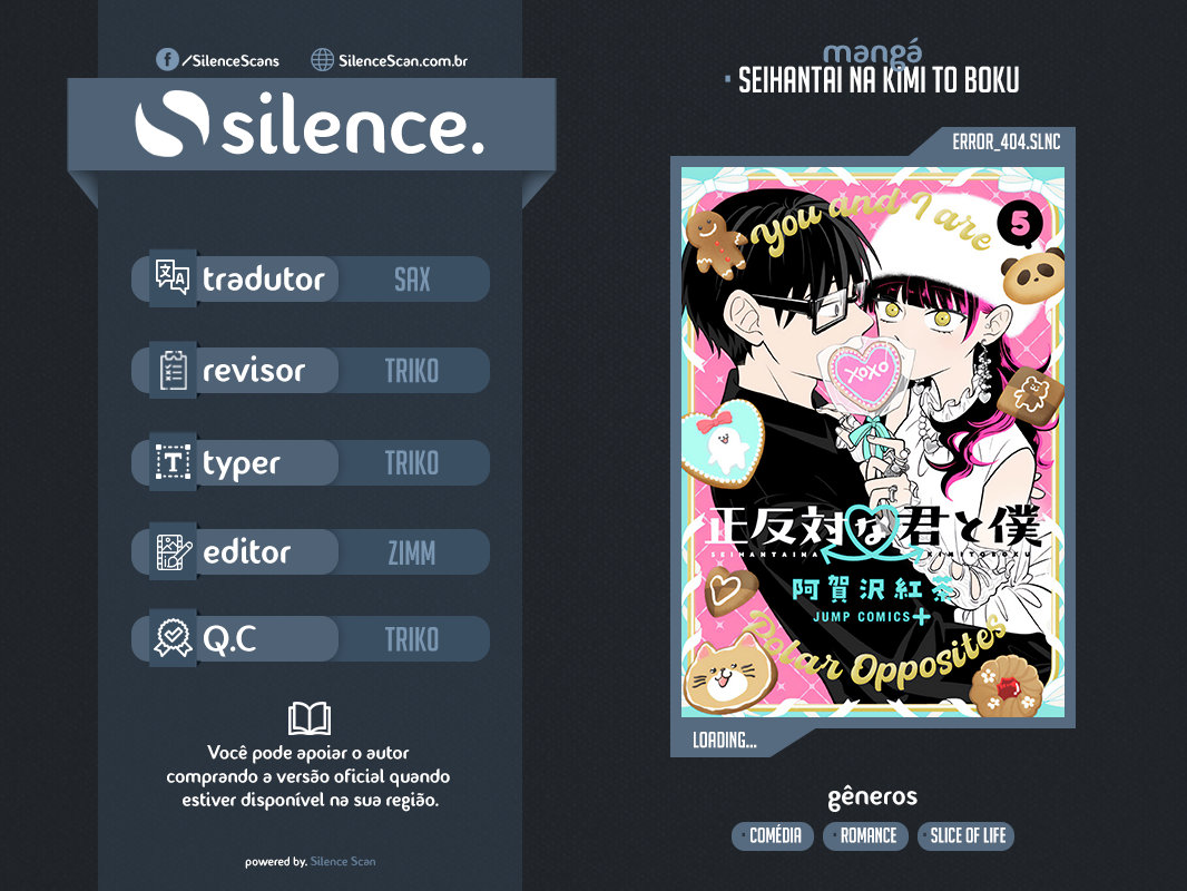 Seihantai na Kimi to Boku Capítulo 1