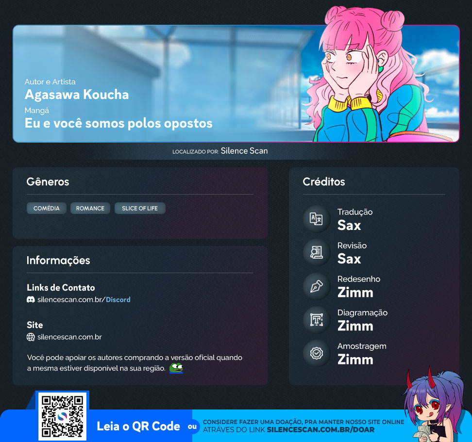Seihantai na Kimi to Boku Capítulo 1
