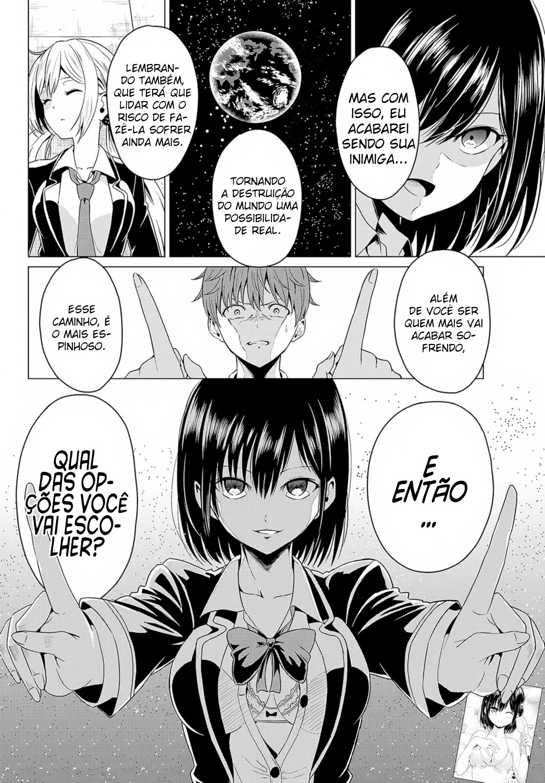 Sekai ka Kanojo ka Erabenai Capítulo 1