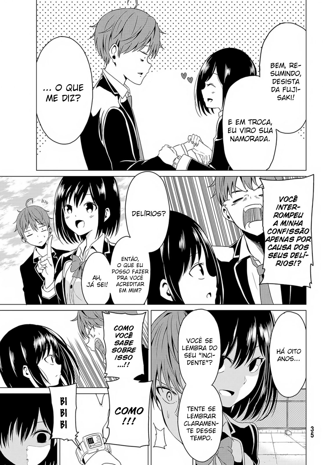 Sekai ka Kanojo ka Erabenai Capítulo 1