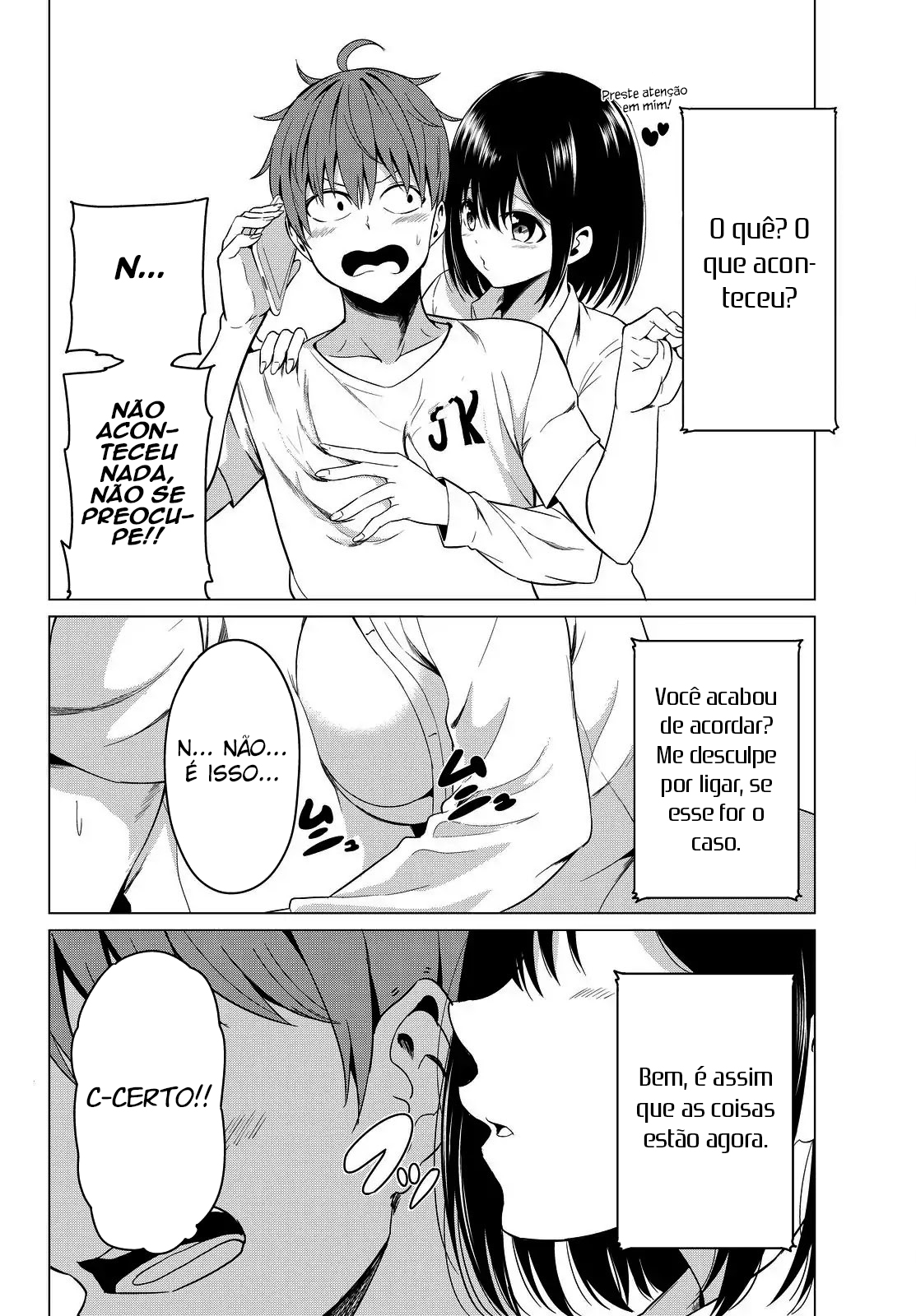 Sekai ka Kanojo ka Erabenai Capítulo 1