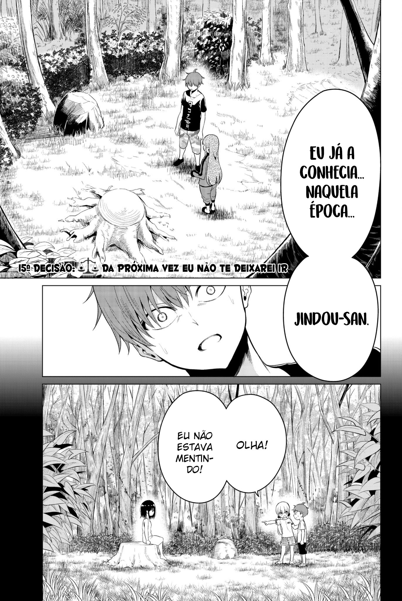 Sekai ka Kanojo ka Erabenai Capítulo 1