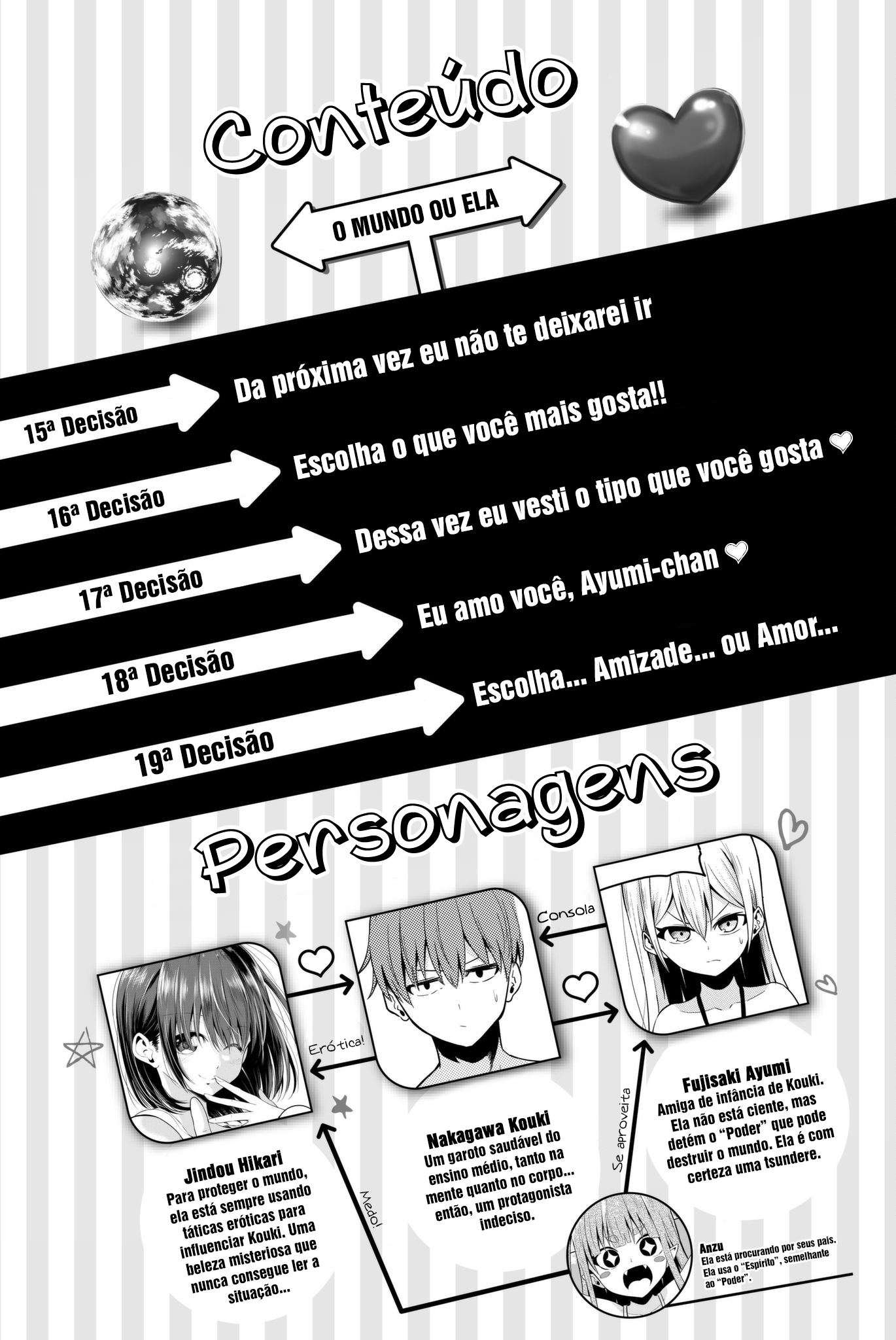 Sekai ka Kanojo ka Erabenai Capítulo 1