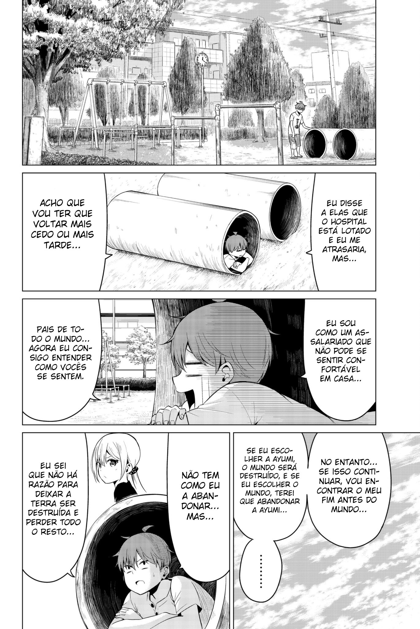 Sekai ka Kanojo ka Erabenai Capítulo 1