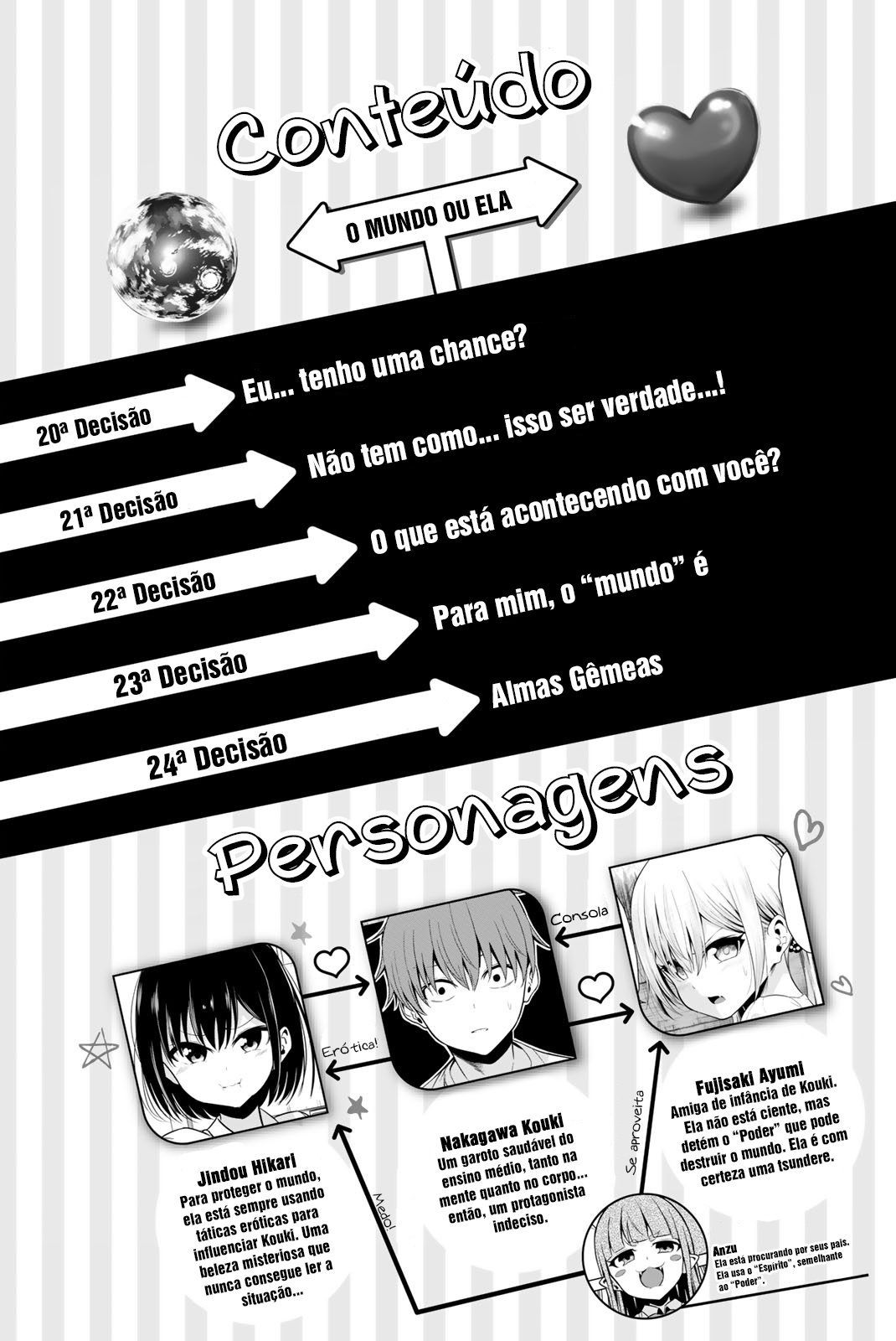 Sekai ka Kanojo ka Erabenai Capítulo 1