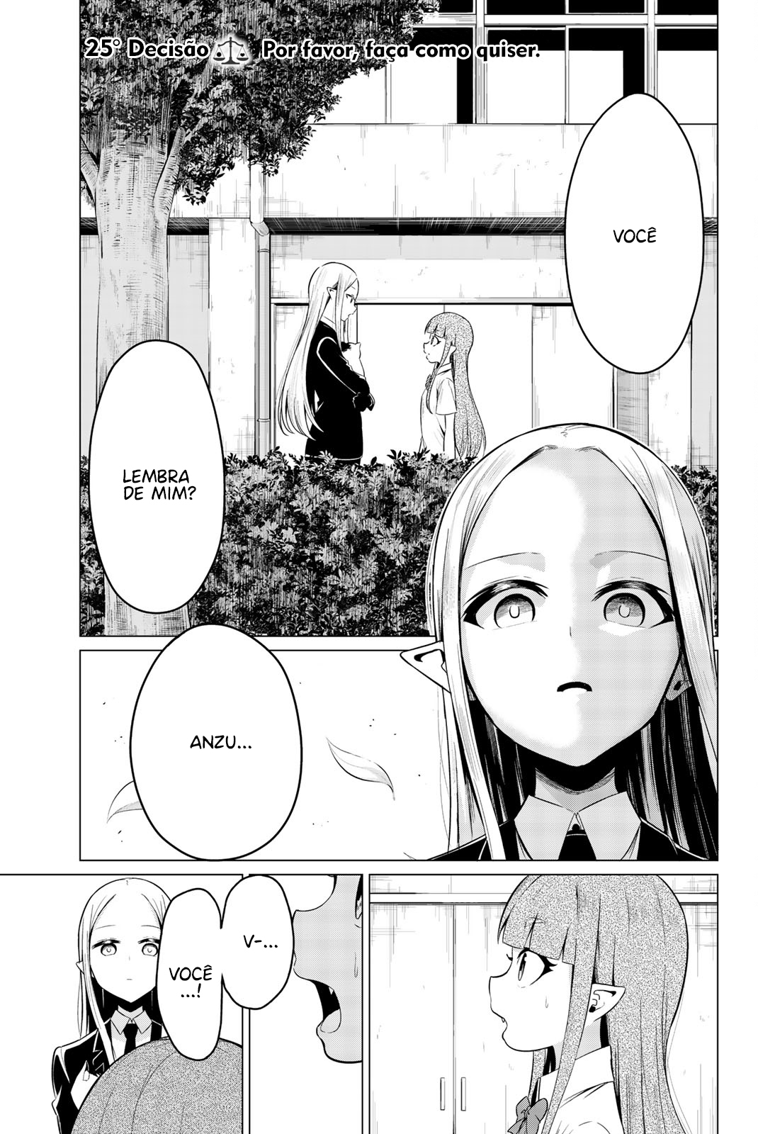 Sekai ka Kanojo ka Erabenai Capítulo 1