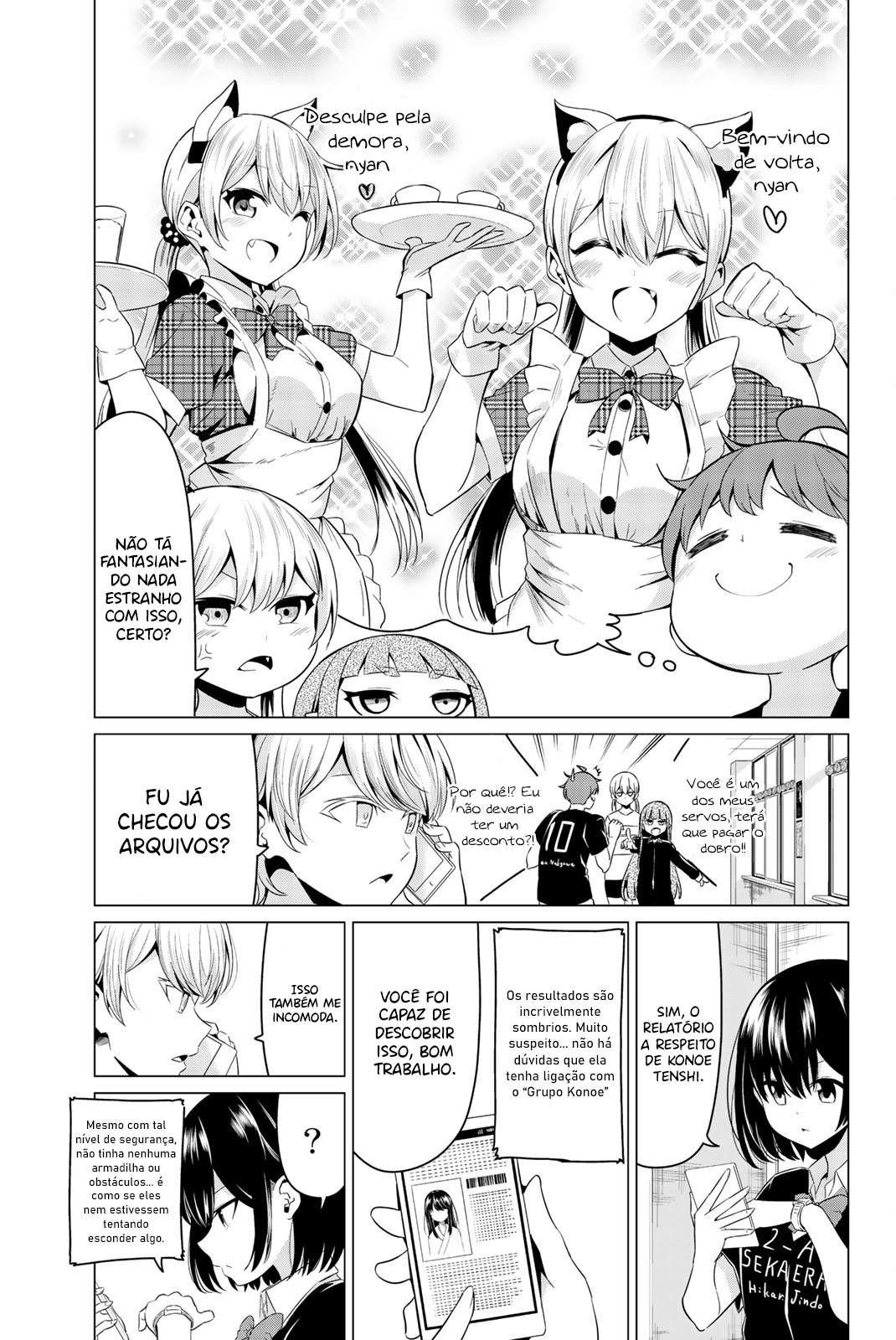 Sekai ka Kanojo ka Erabenai Capítulo 1