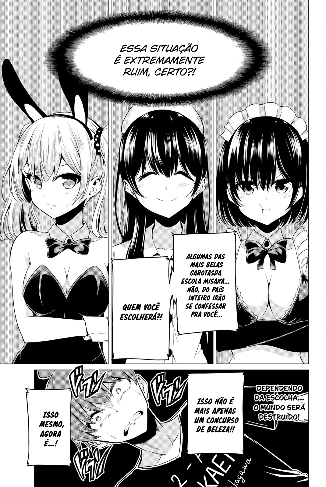 Sekai ka Kanojo ka Erabenai Capítulo 1