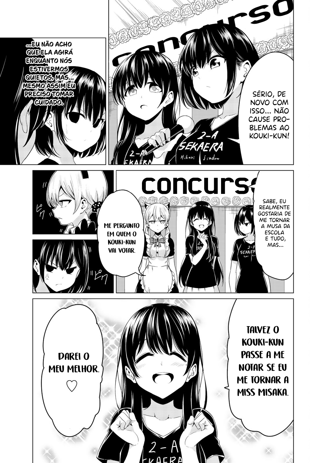 Sekai ka Kanojo ka Erabenai Capítulo 1