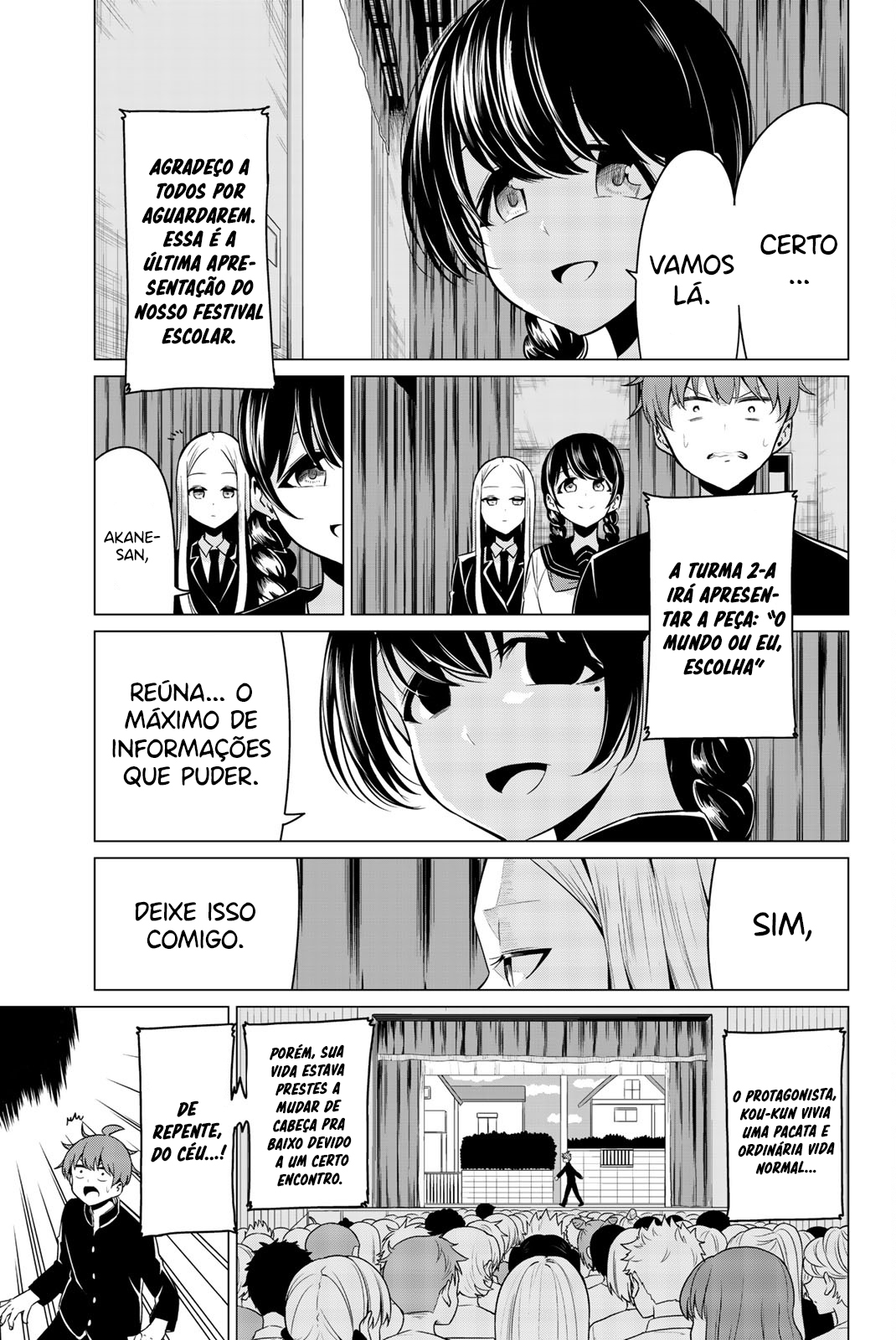 Sekai ka Kanojo ka Erabenai Capítulo 1
