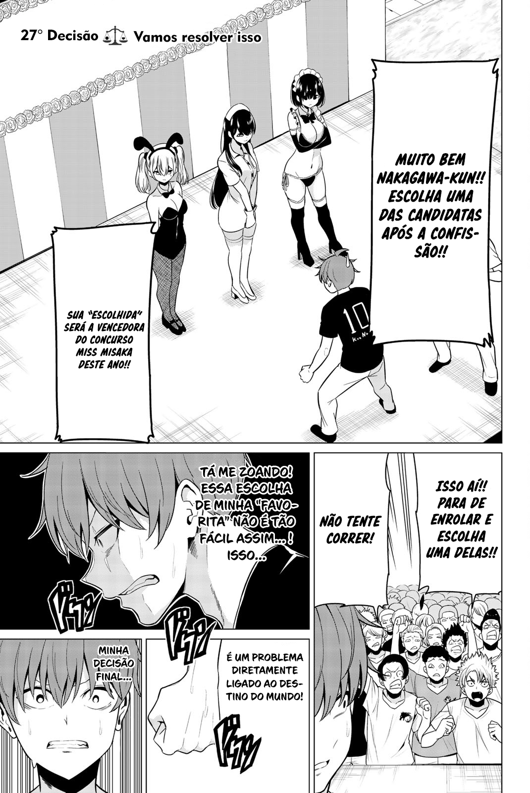 Sekai ka Kanojo ka Erabenai Capítulo 1
