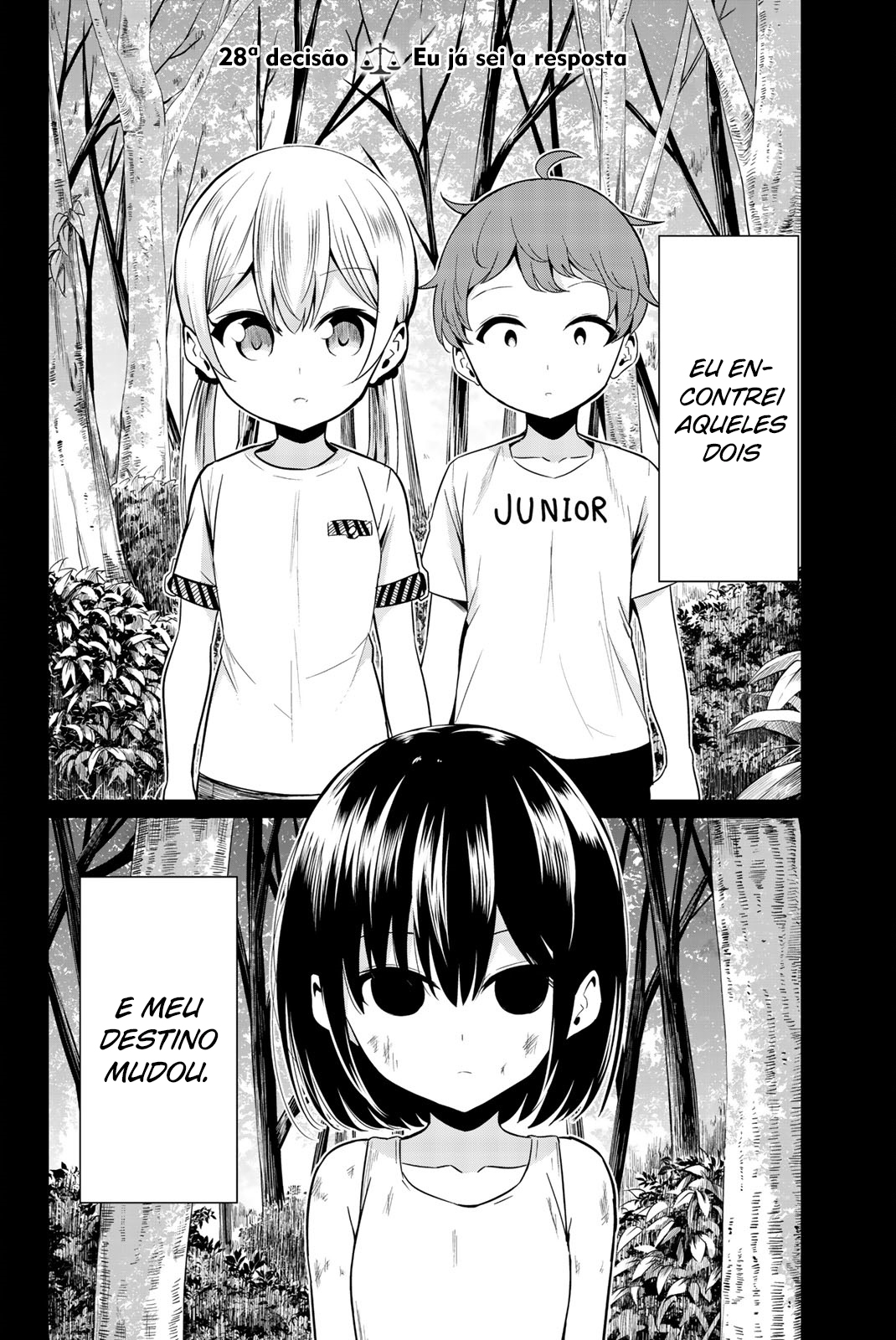 Sekai ka Kanojo ka Erabenai Capítulo 1