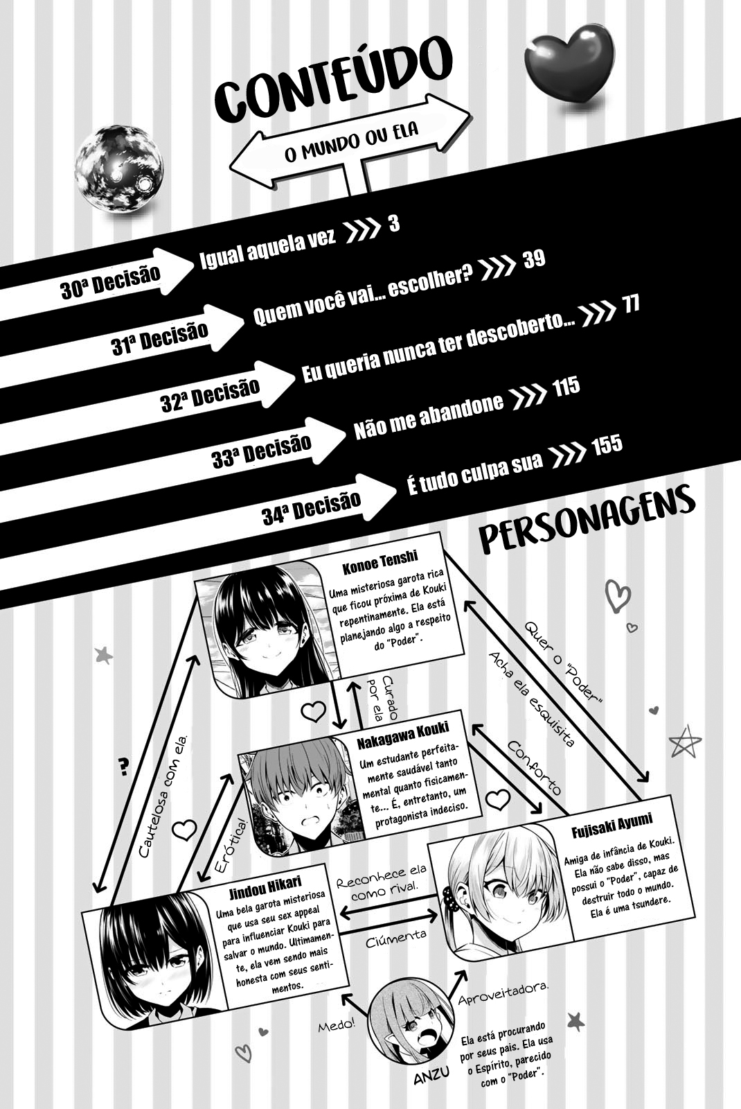 Sekai ka Kanojo ka Erabenai Capítulo 1