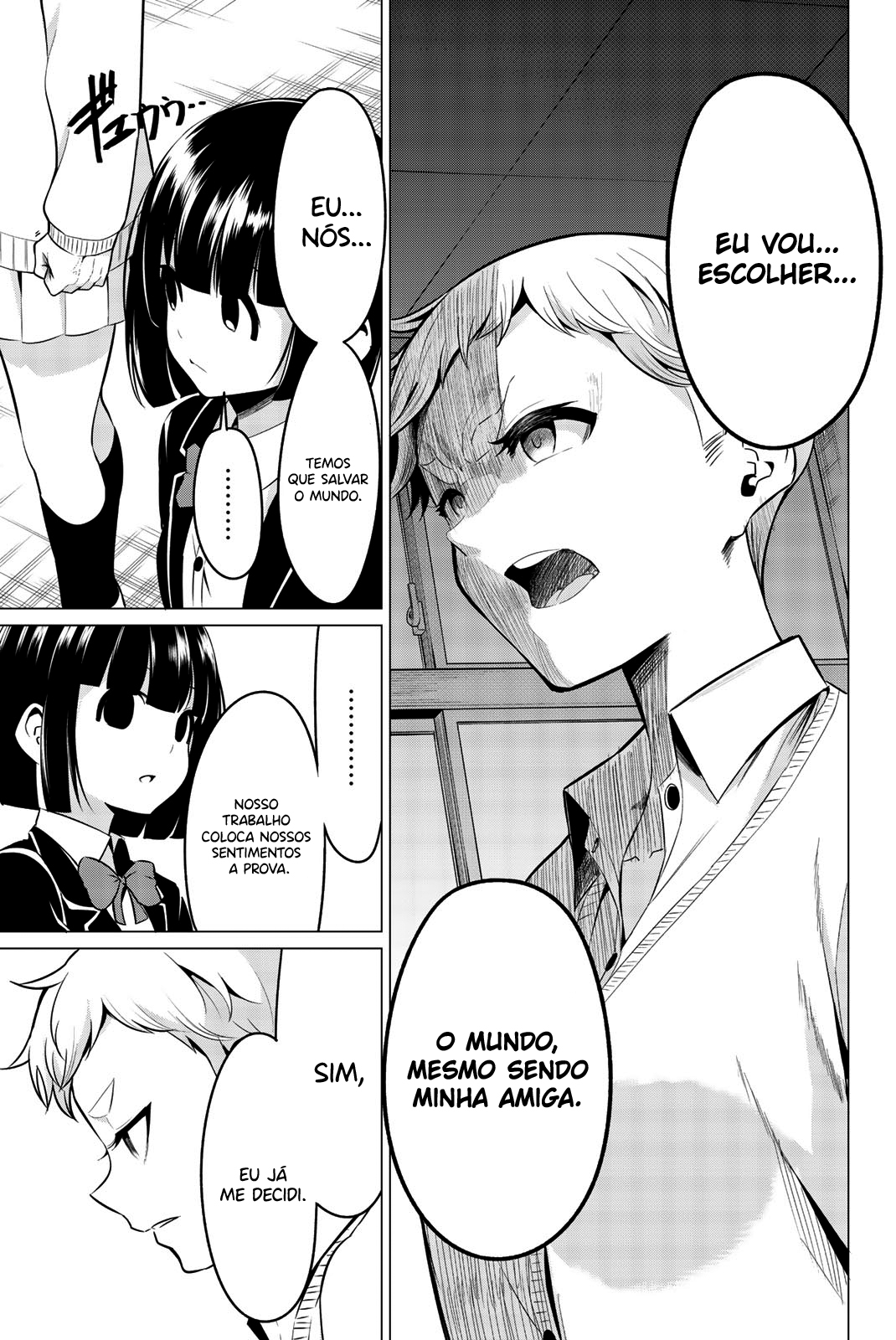 Sekai ka Kanojo ka Erabenai Capítulo 1