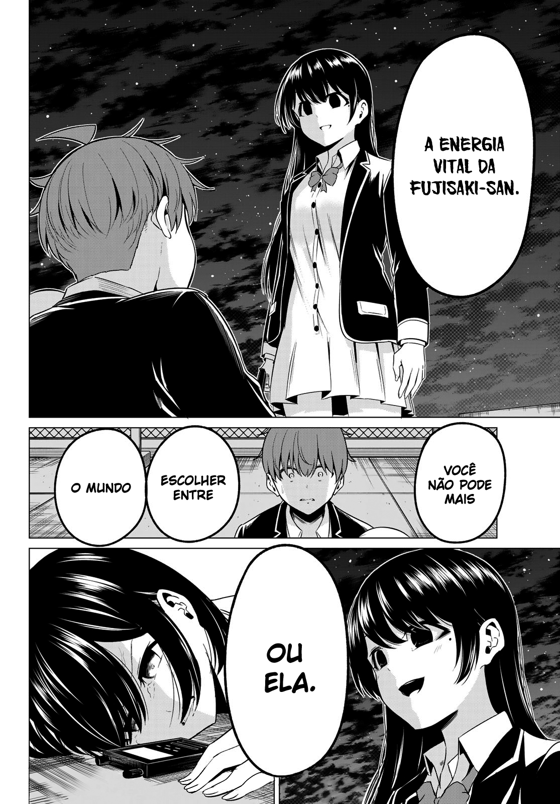 Sekai ka Kanojo ka Erabenai Capítulo 1
