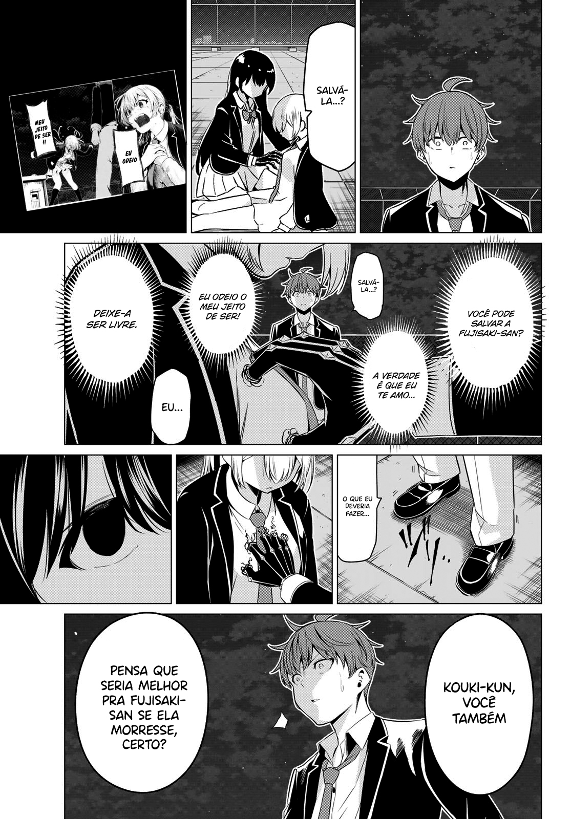 Sekai ka Kanojo ka Erabenai Capítulo 1