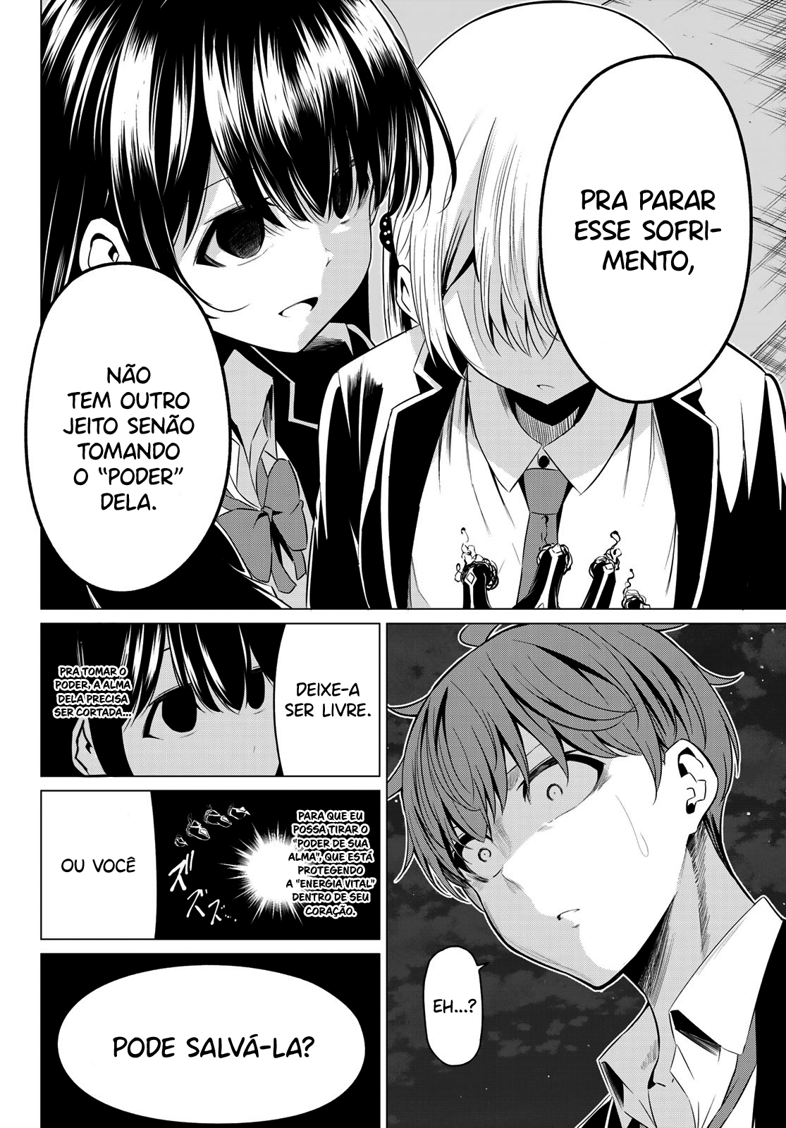 Sekai ka Kanojo ka Erabenai Capítulo 1