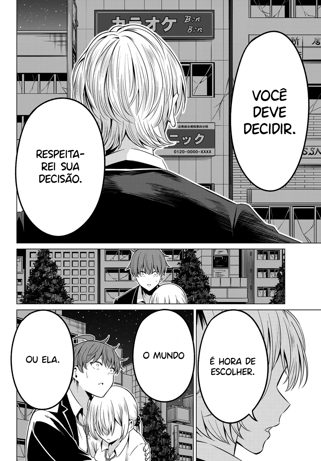 Sekai ka Kanojo ka Erabenai Capítulo 1