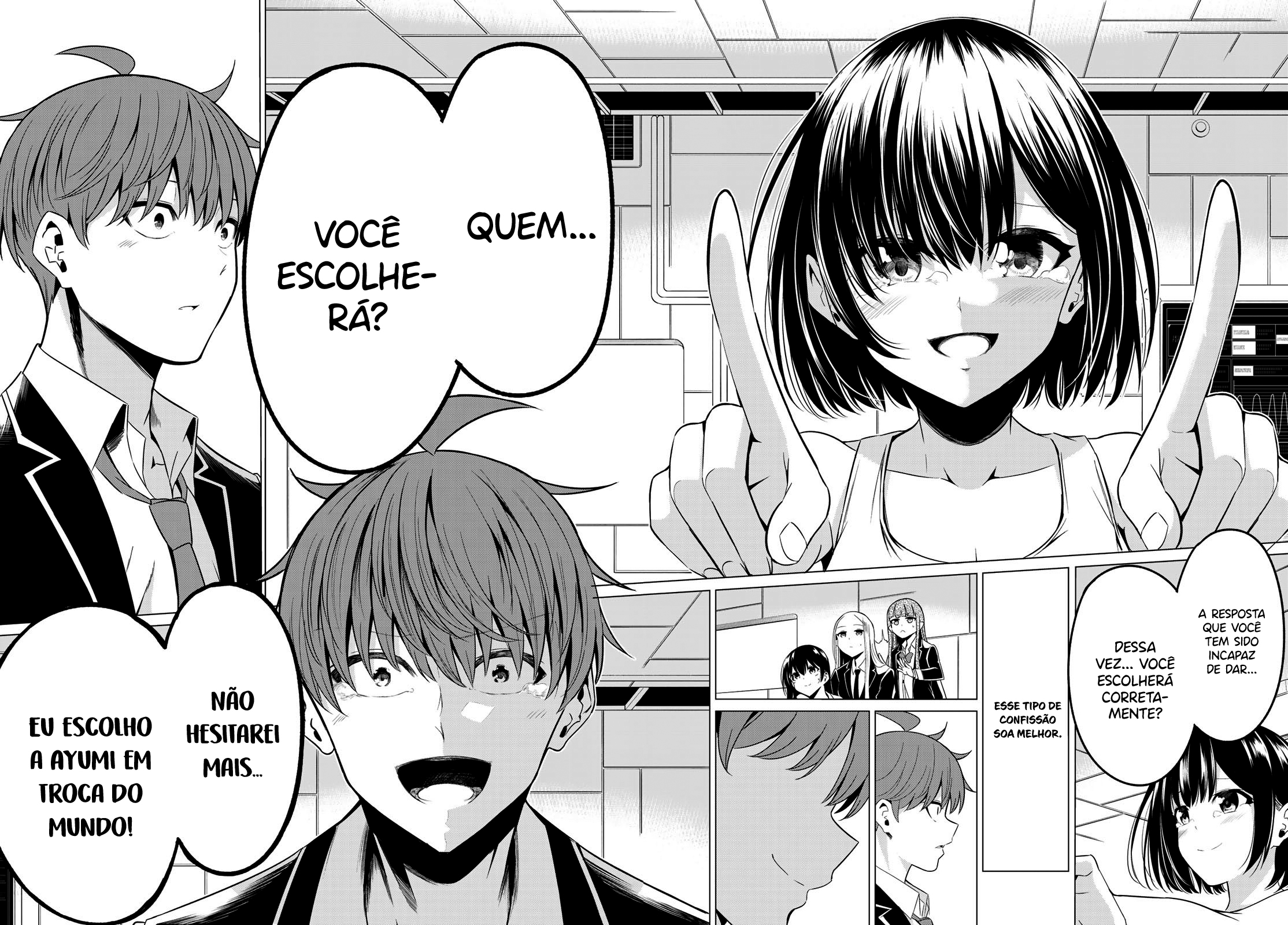 Sekai ka Kanojo ka Erabenai Capítulo 1