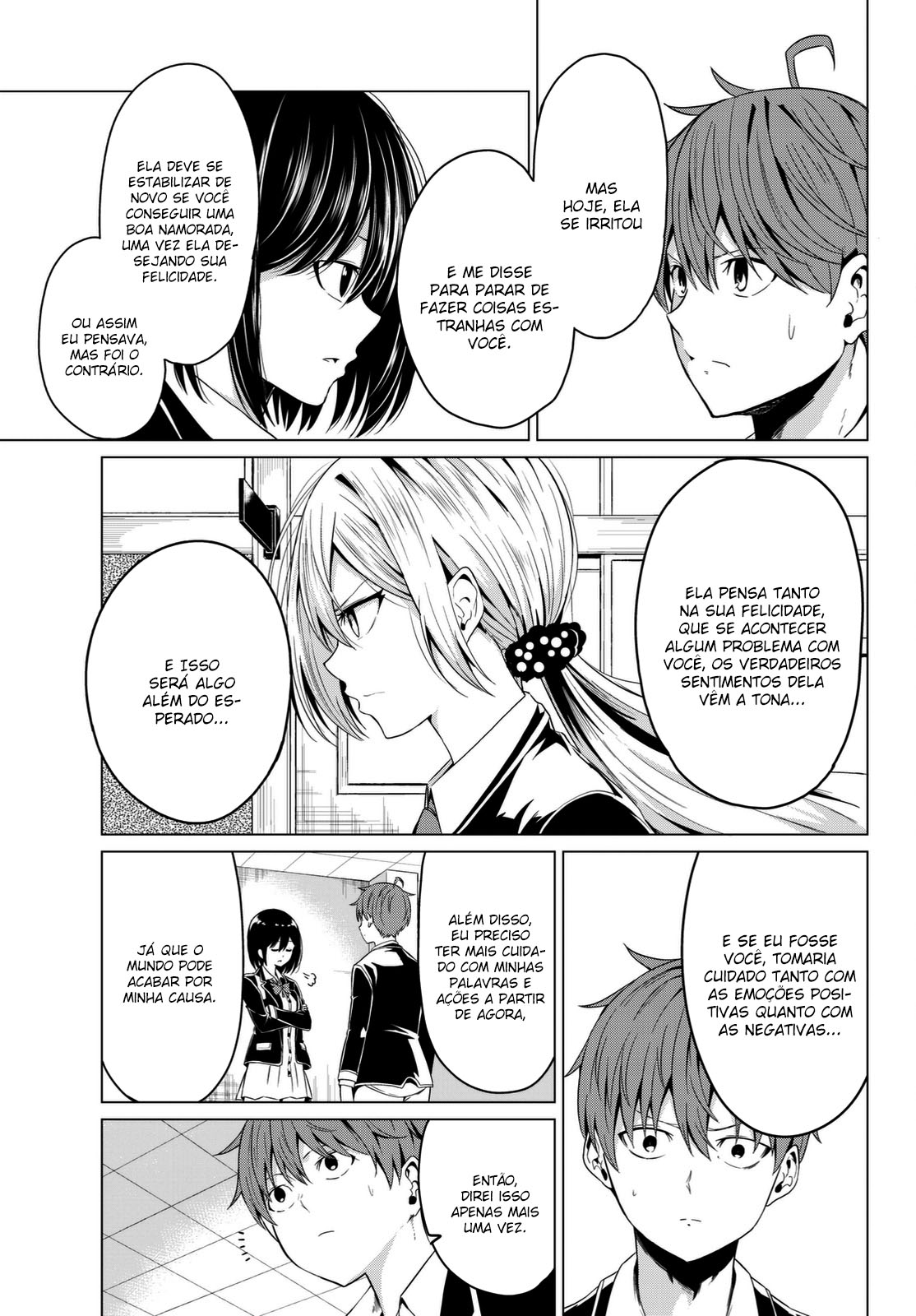 Sekai ka Kanojo ka Erabenai Capítulo 1