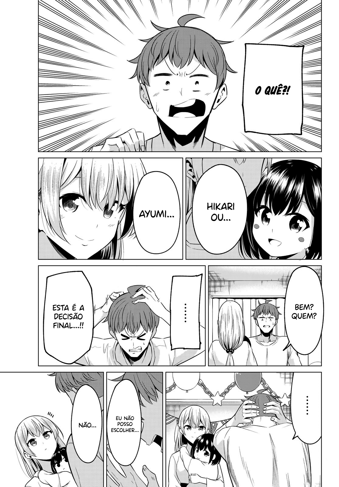 Sekai ka Kanojo ka Erabenai Capítulo 1