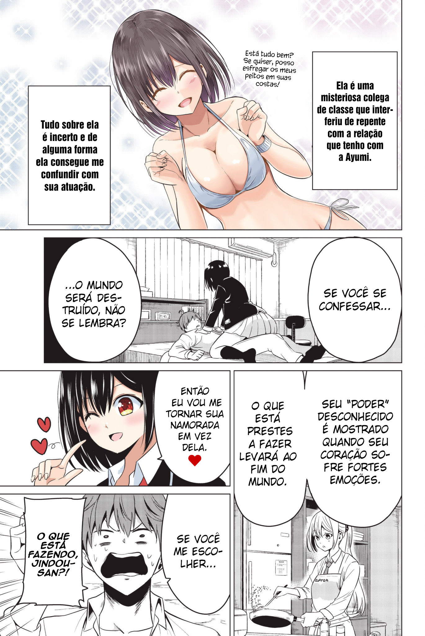 Sekai ka Kanojo ka Erabenai Capítulo 1