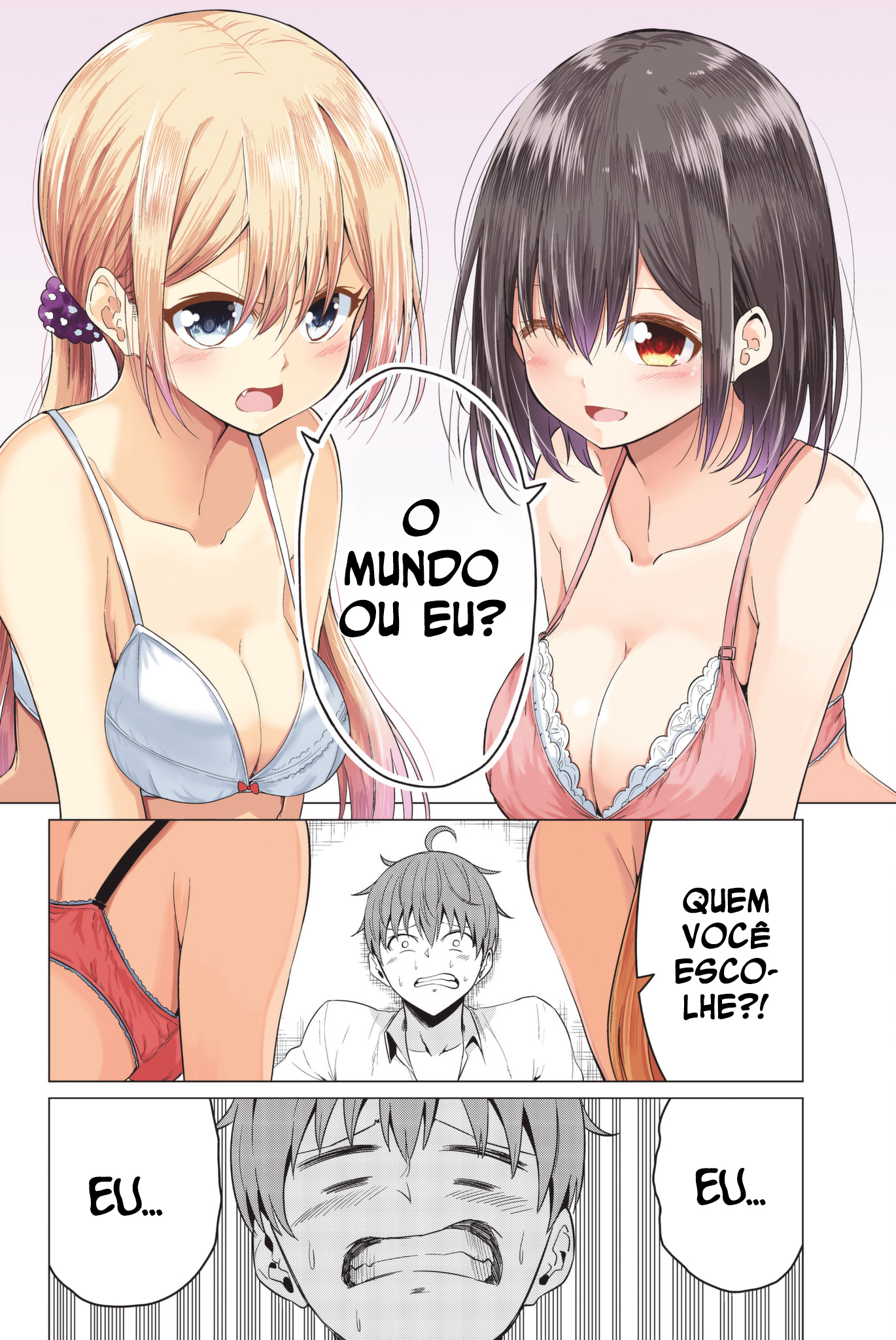 Sekai ka Kanojo ka Erabenai Capítulo 1