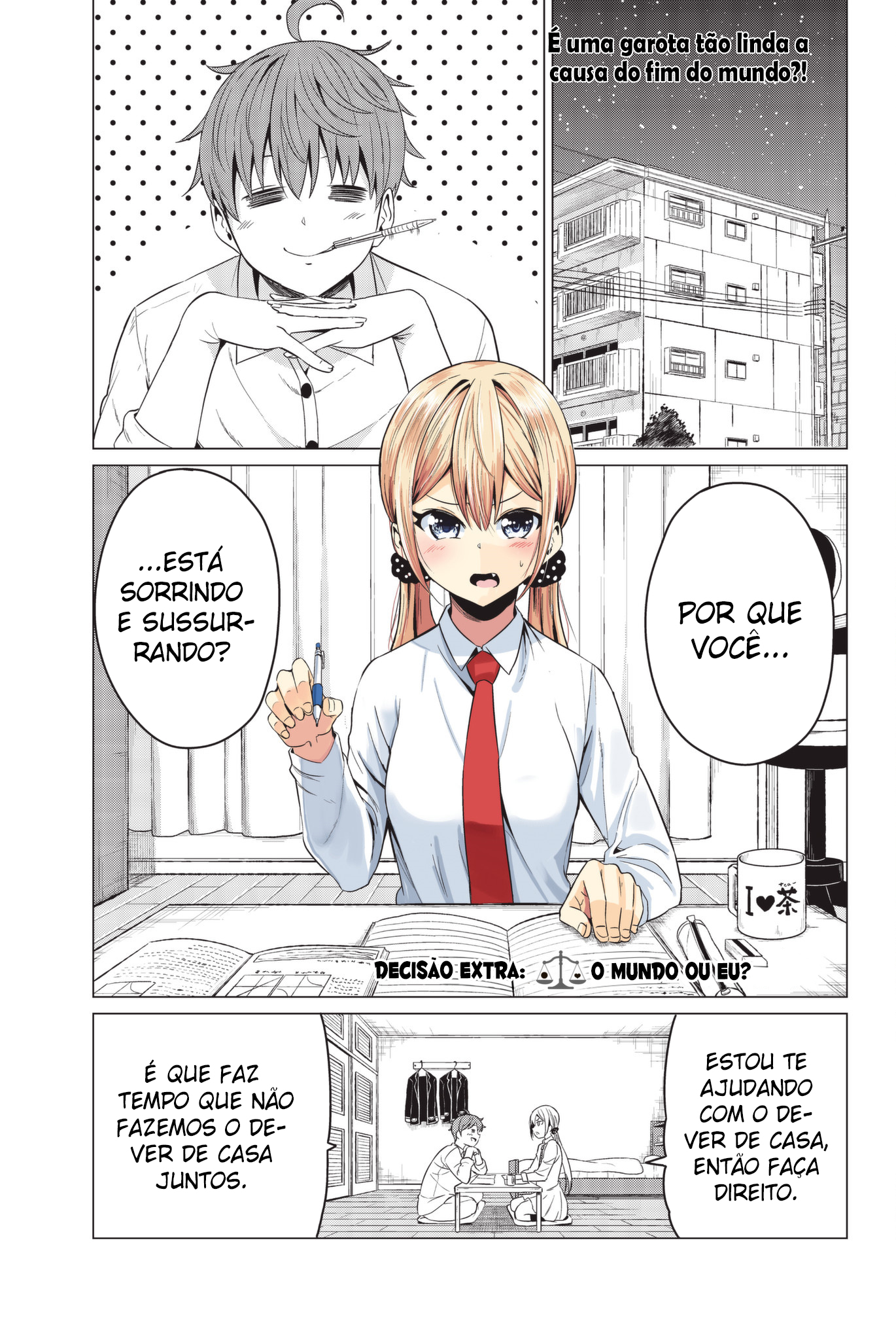 Sekai ka Kanojo ka Erabenai Capítulo 1