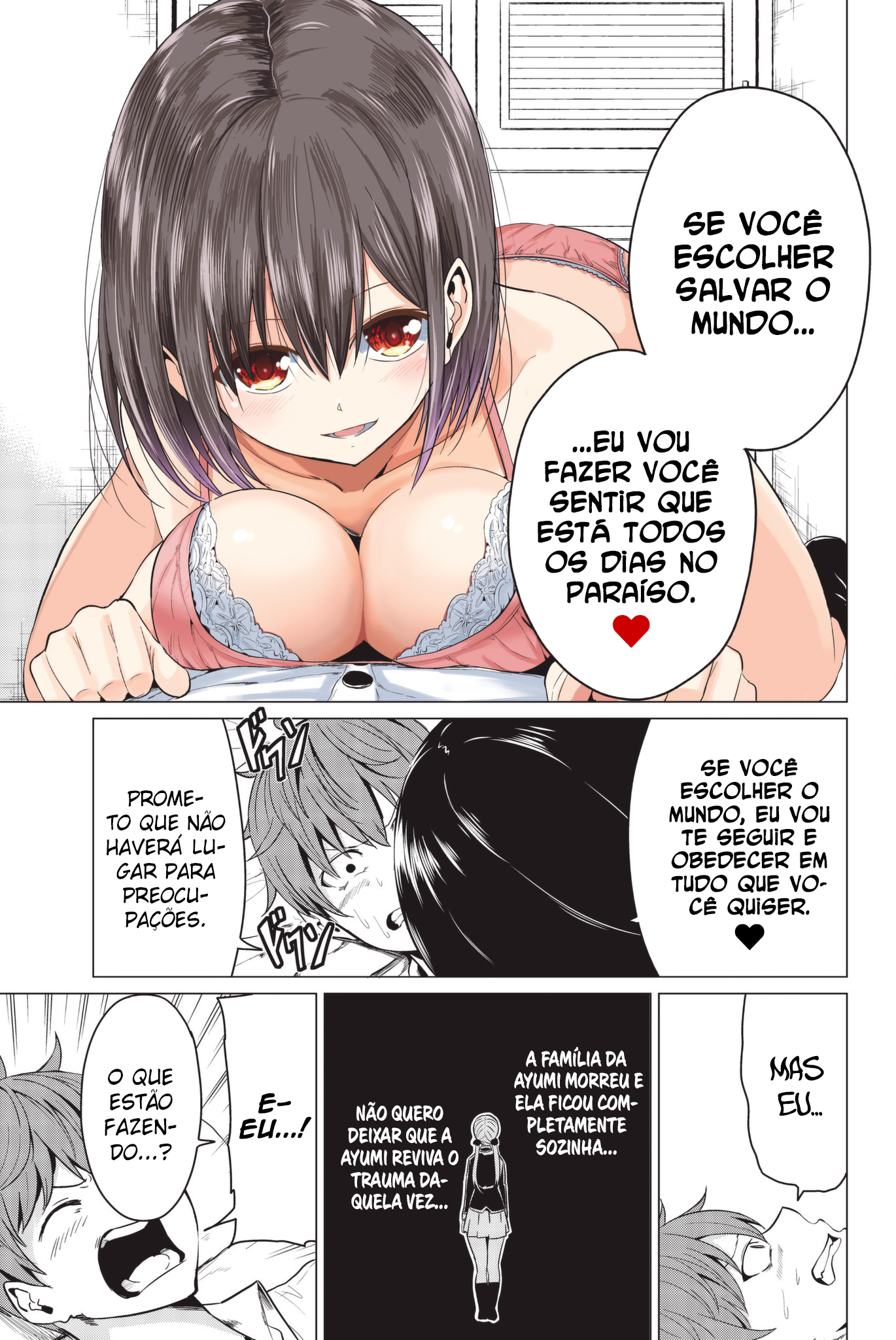 Sekai ka Kanojo ka Erabenai Capítulo 1