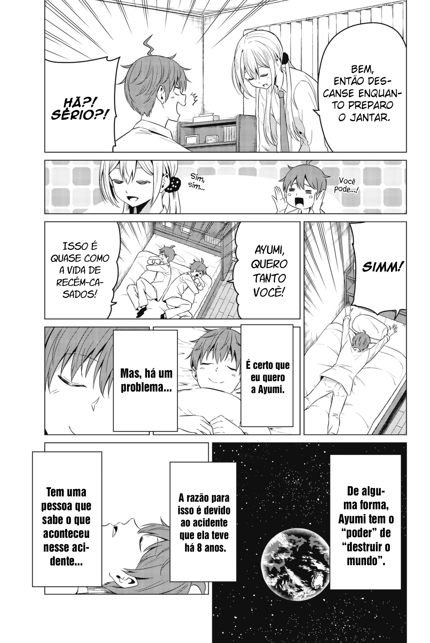 Sekai ka Kanojo ka Erabenai Capítulo 1