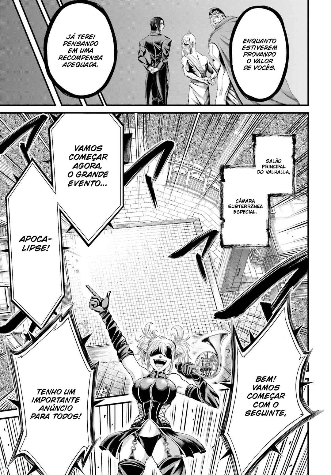 Shuumatsu no Valkyrie Kinden – Kamigami no Apocalypse Capítulo 1 – Guerra do Apocalipse