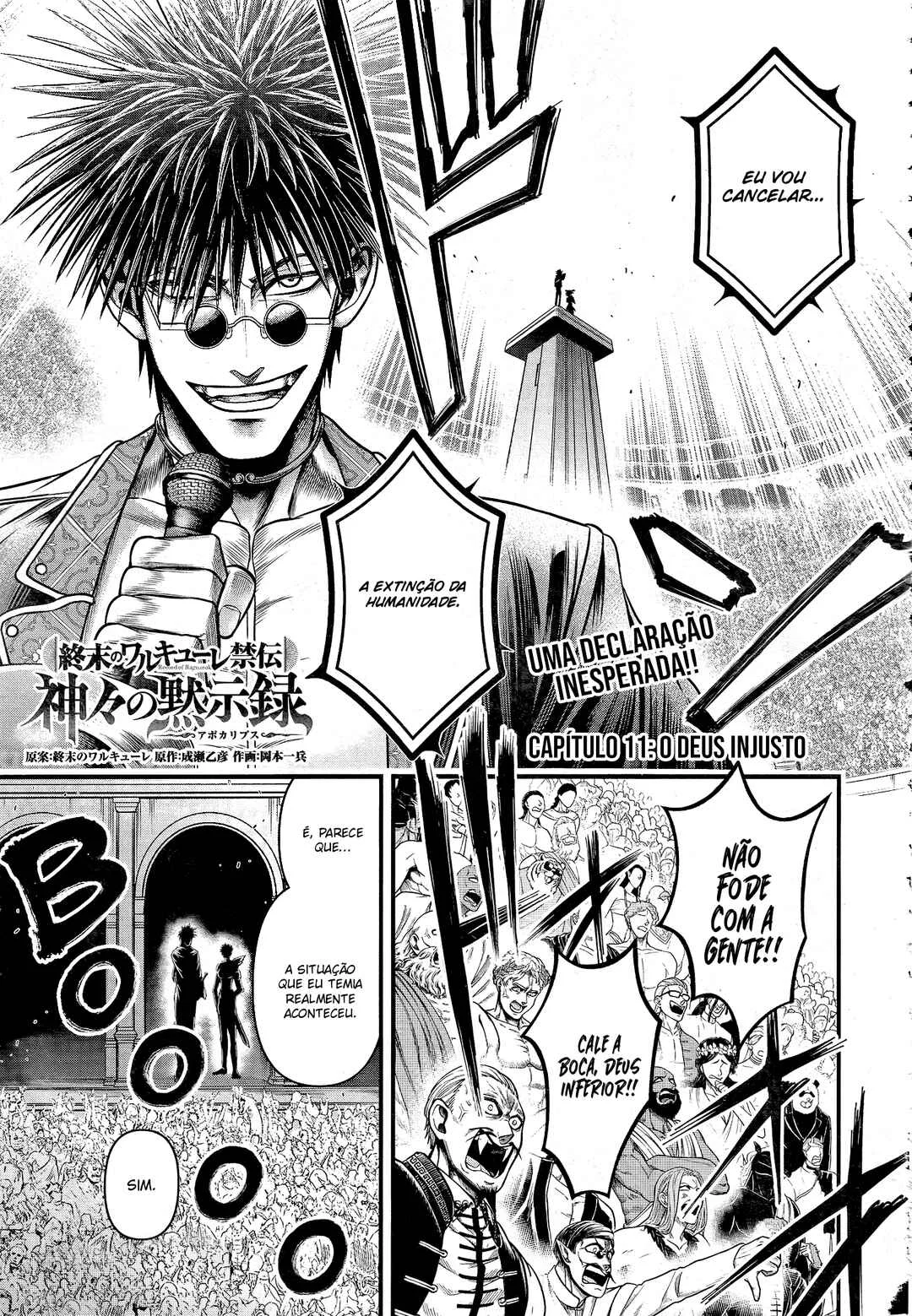 Shuumatsu no Valkyrie Kinden – Kamigami no Apocalypse Capítulo 1 – Guerra do Apocalipse