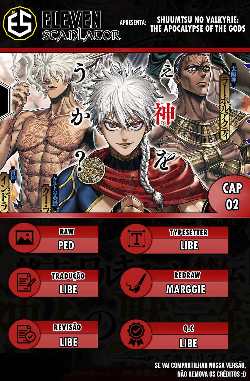 Shuumatsu no Valkyrie Kinden – Kamigami no Apocalypse Capítulo 1 – Guerra do Apocalipse