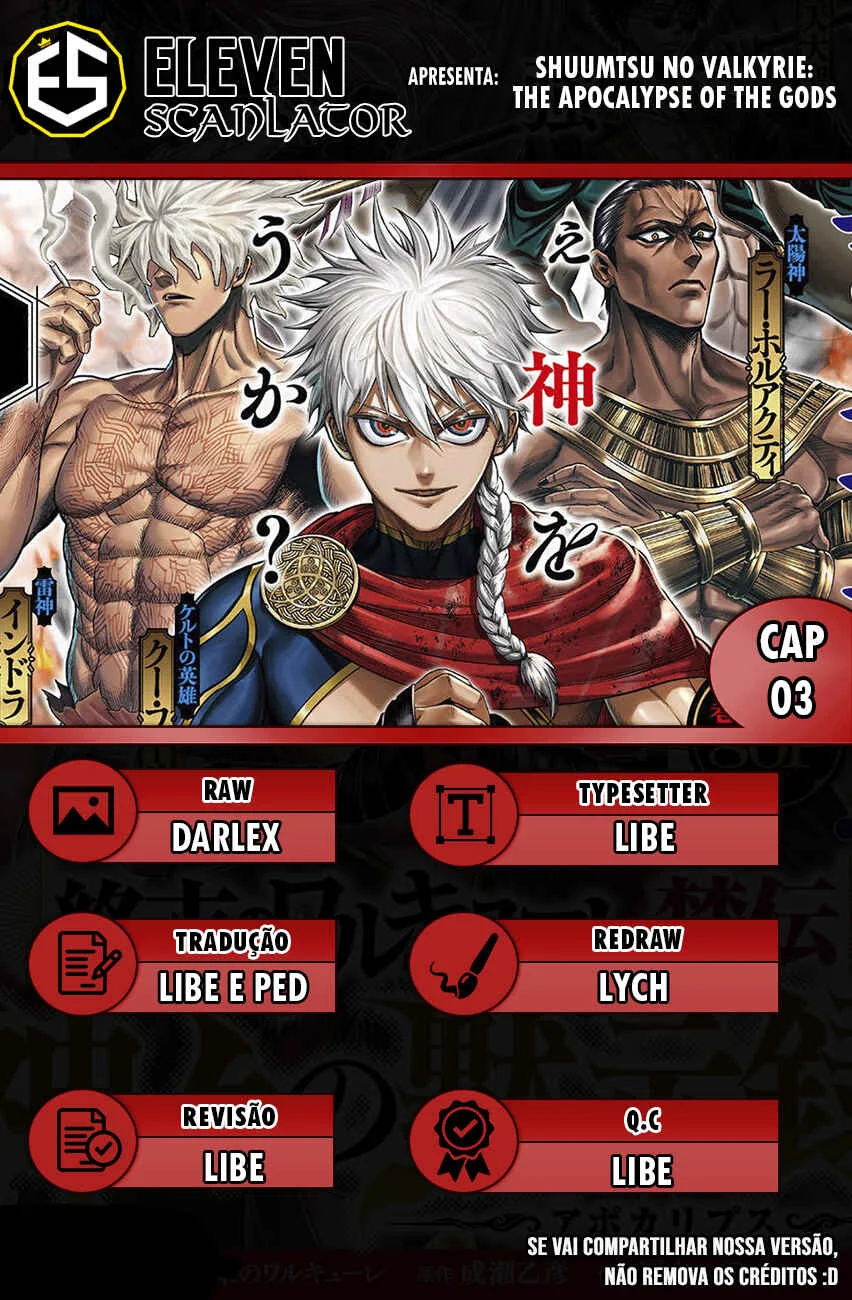 Shuumatsu no Valkyrie Kinden – Kamigami no Apocalypse Capítulo 1 – Guerra do Apocalipse