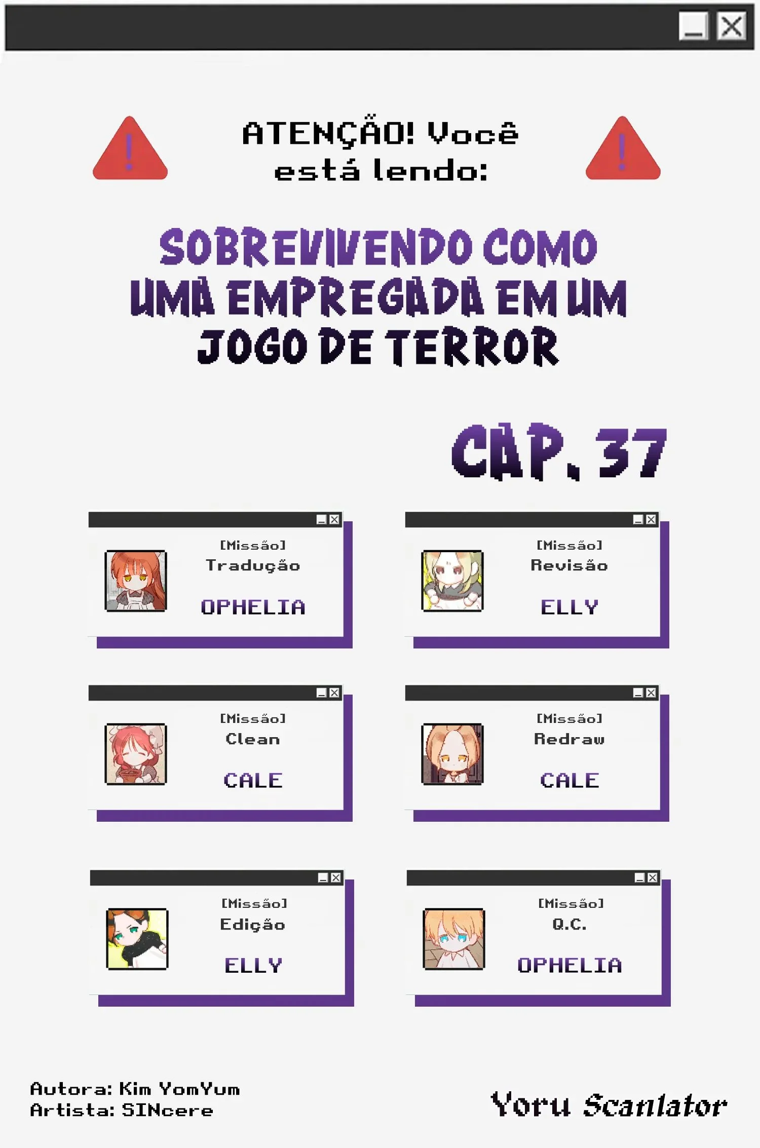Sobrevivendo Como Uma Empregada Em Um Jogo De Terror Capítulo 1