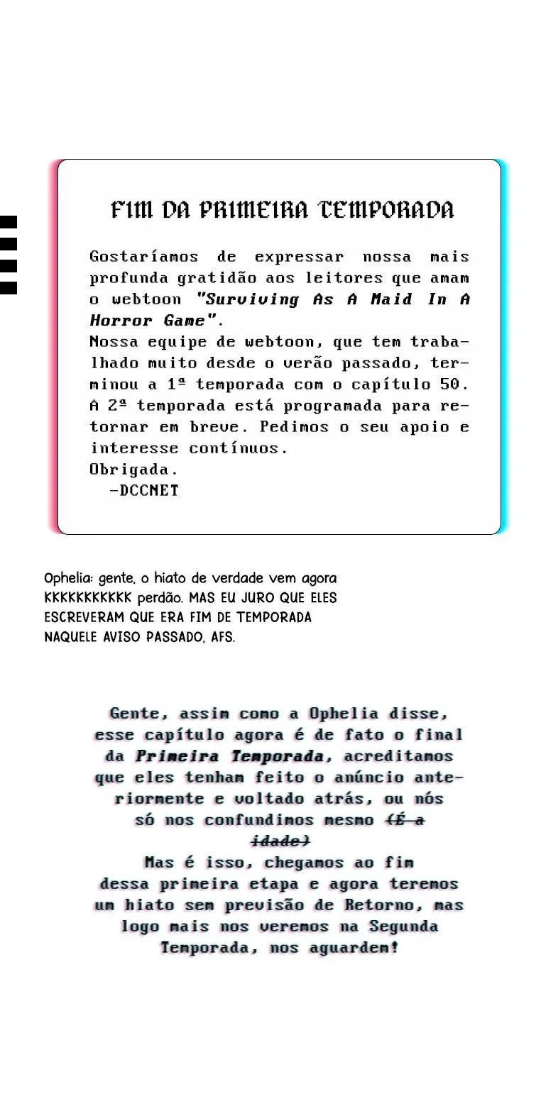 Sobrevivendo Como Uma Empregada Em Um Jogo De Terror Capítulo 1