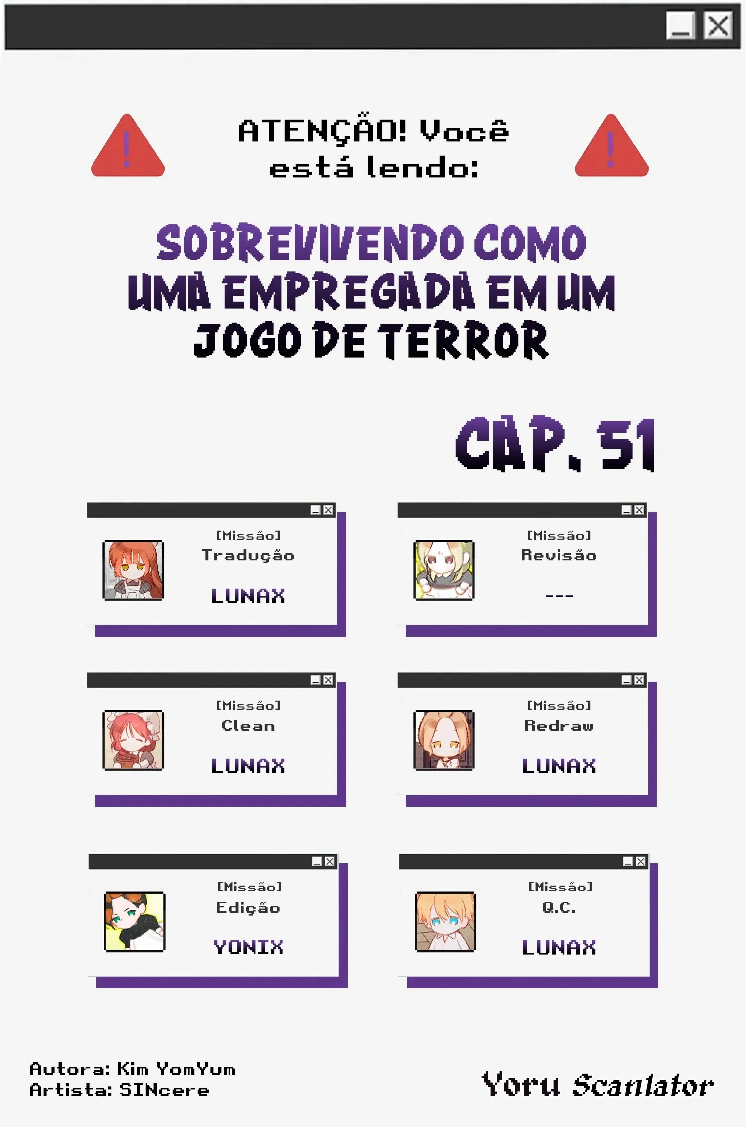 Sobrevivendo Como Uma Empregada Em Um Jogo De Terror Capítulo 1